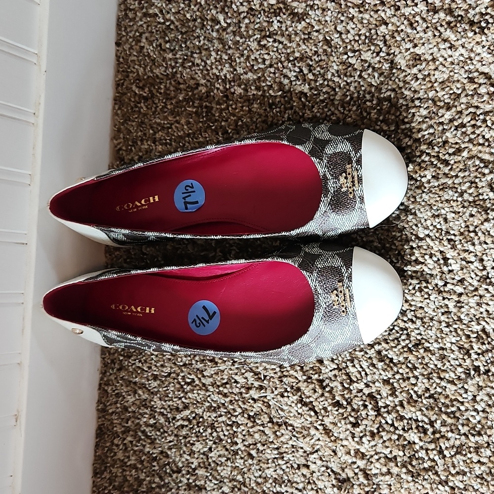 Coach Signature Flats